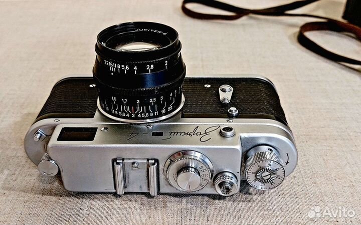 Фотоаппарат Зоркий-4 с Юпитер-8, СССР винтаж,1971г