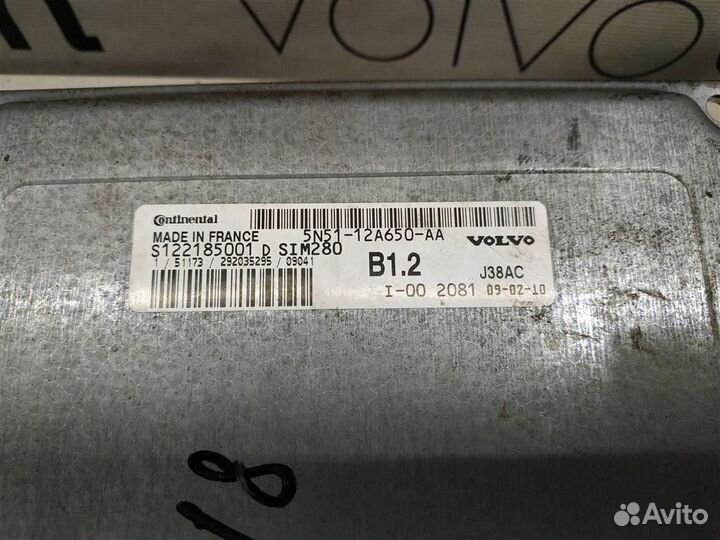 Блок управления двигателем Volvo S40 II (2007-201