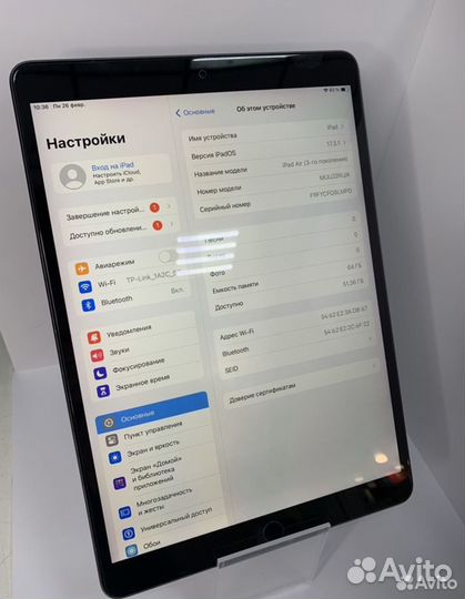 iPad air 3 64 Wifi Gray