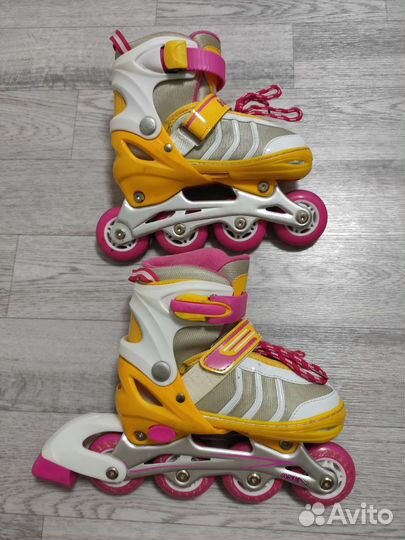 Роликовые коньки детские раздвижные
