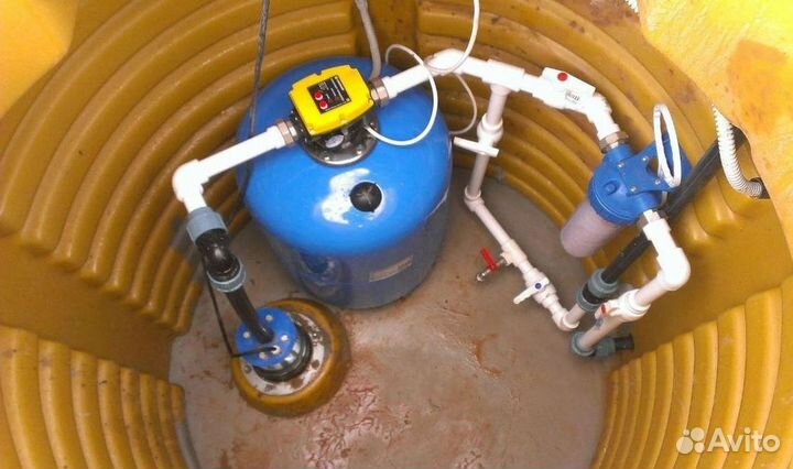 Скважина с кессоном