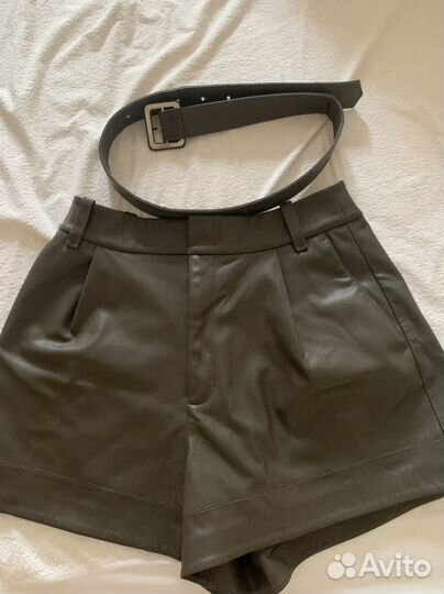 Шорты кожаные женские Lime