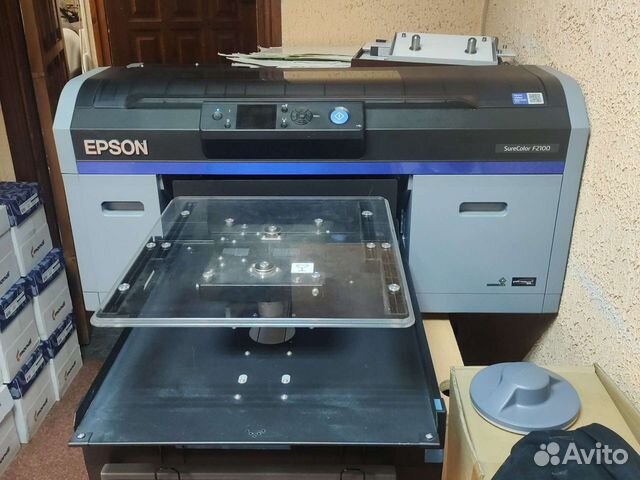 Текстильный принтер Epson F2100 с белыми чернилами объявление продам