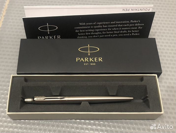 Ручка parker jotter stainless steel (оригинал)
