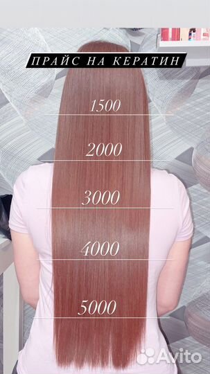 Модель на Кератиновое выпрямление/ботопластика