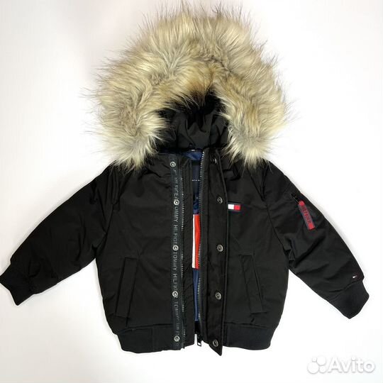 Куртка бомбер 92 утепленная Tommy Hilfiger