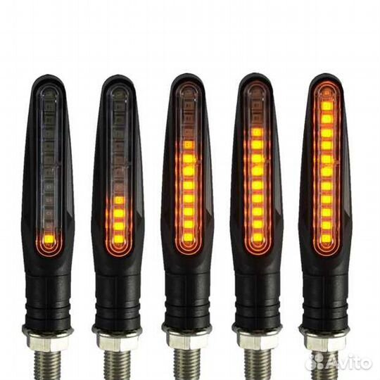 Бегущие поворотники для мотоцикла