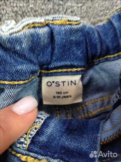 Джинсовые шорты р. 140