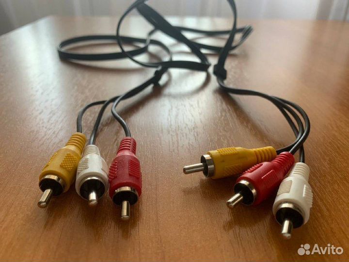 Кабель AV (тюльпан), 3RCA - 3RCA, 1.5 метра