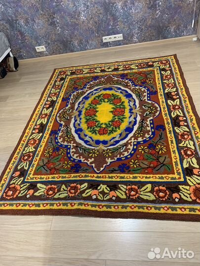 Ковер ручной работы 217 на 172 СССР