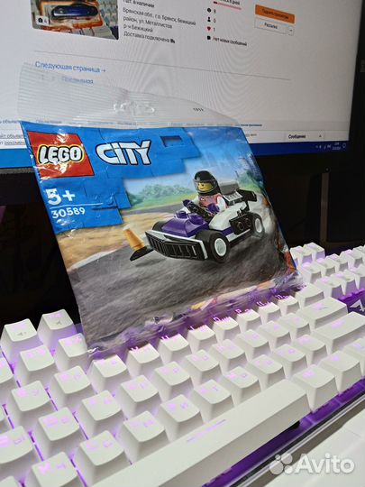 Lego City картинг 30589
