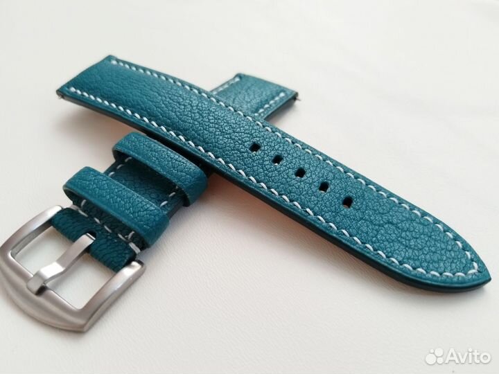 Ремешок для часов 22мм кожа козы ручная работа