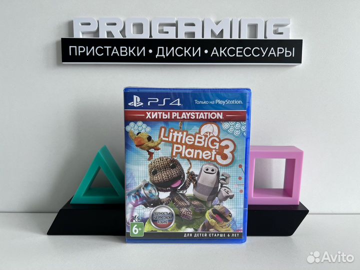 Little big planet 3 новый диск для Sony PS4