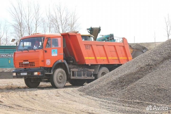 Щебень гранитный