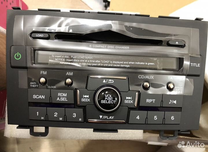 OEM магнитола honda cr-v 3 (2011)