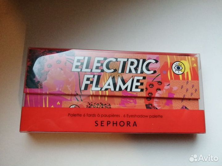 Sephora палетка теней Electric flame