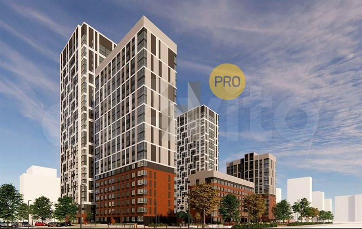 2-к. квартира, 55,5 м², 15/21 эт.