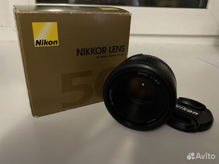 Объектив Nikon af nikkor 50 mm f/1.8 D