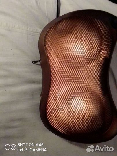 Электроподушка массажер для шеи.спины