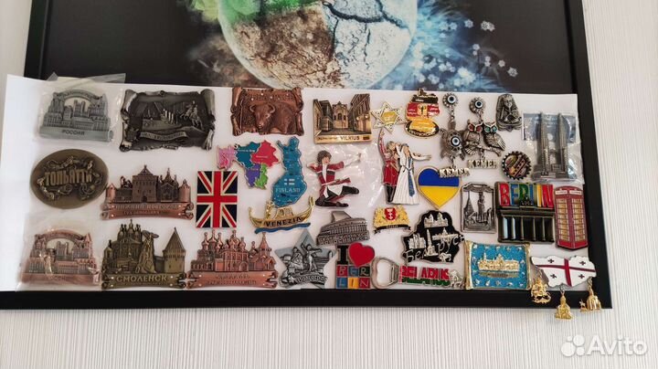 Магнитики на холодильник коллекция