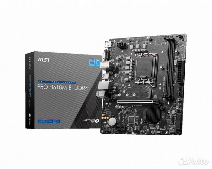 Msi PRO h610m e DDR4