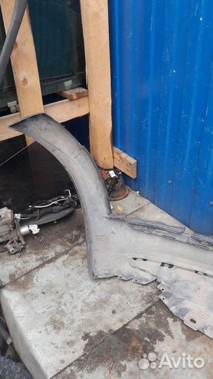 Юбка переднего бампера Chevrolet Captiva