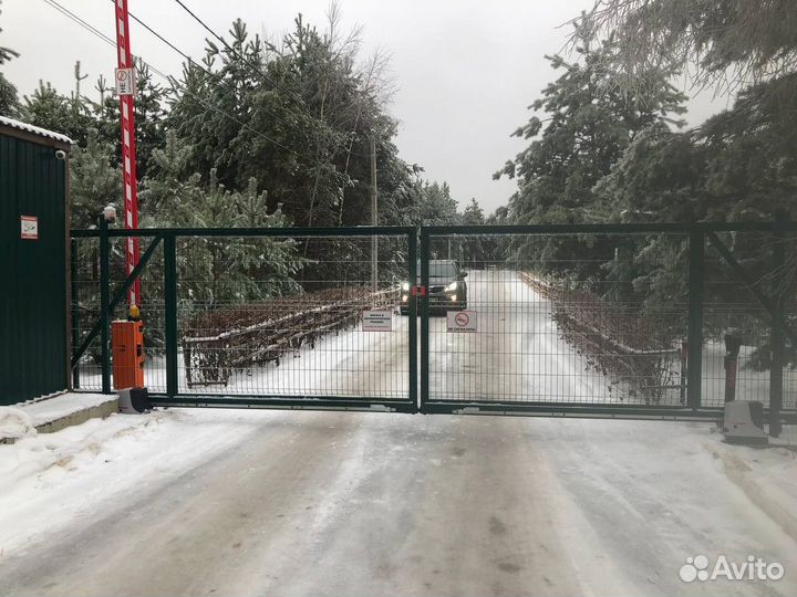 Автоматические распашные ворота