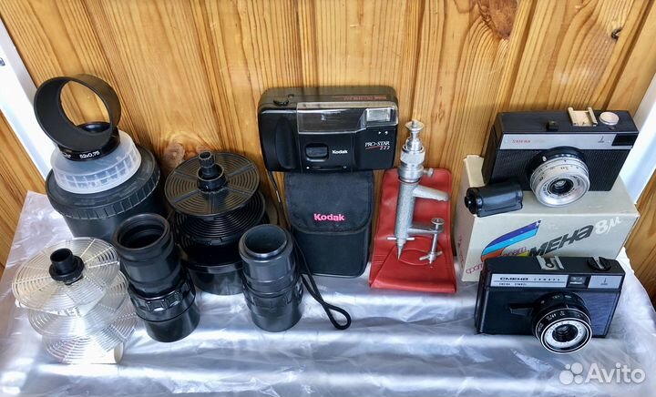Фотоаппарат и принадлежности. СССР