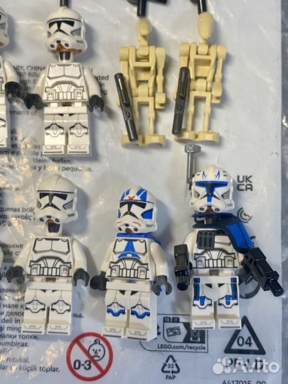 Lego Star Wars минифигурки клоны