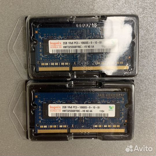 Оперативная память DDR3 4GB (2GBx2)