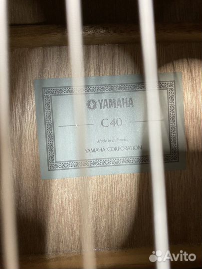 Гитара yamaha c40