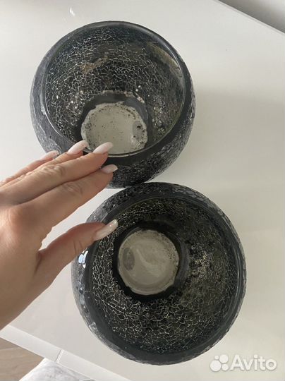 Кашпо ваза горшок для цветов мозайка