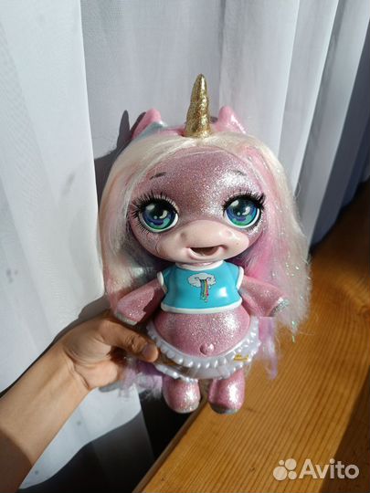 Единорог блестящий, кукла пупси слайм