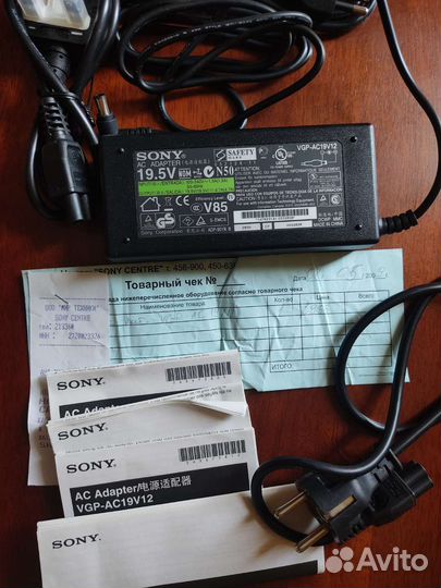 Блок питания для ноутбука sony vaio