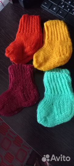 Носки детские. Вязанные, тёплые и обычные