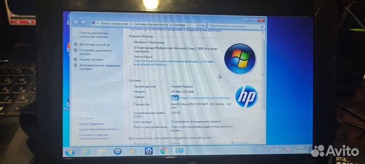 Мини ноутбук HP mini 110 3500