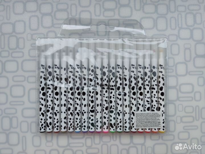 Фломастеры для рисования 18 цветов 