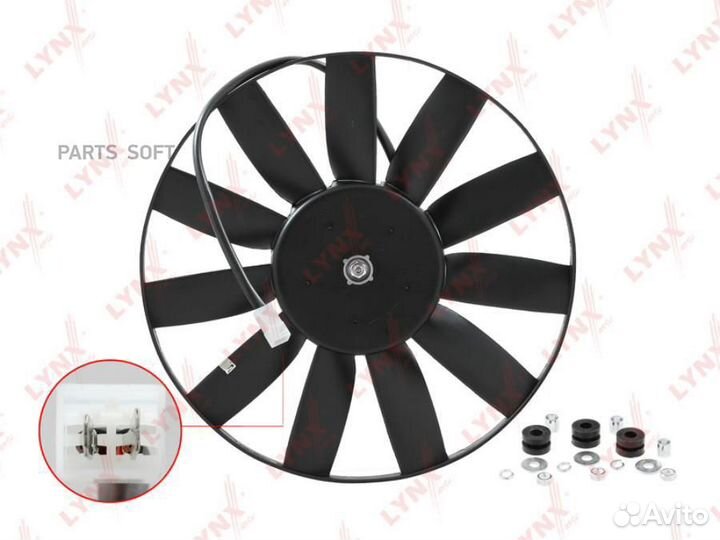 Lynxauto RF1597 Вентилятор радиатора