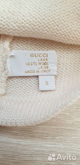 Шапка шерстяная для девочки gucci