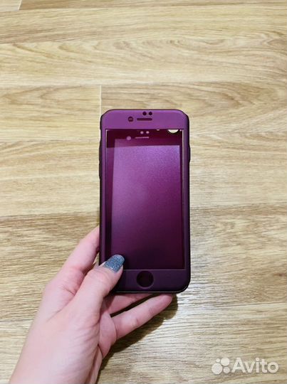 Чехол на iPhone 7. Фиолетовый