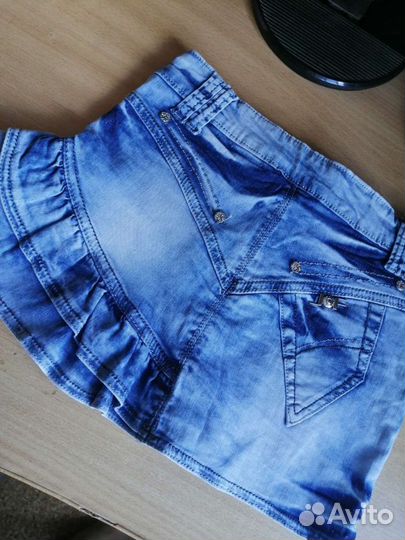 Юбка джинсовая