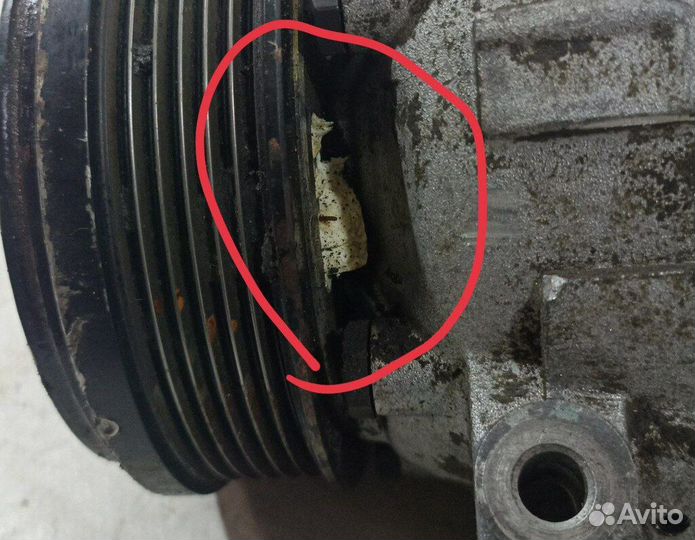 Компрессор кондиционера б/у для Chevrolet Lacetti