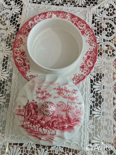 Масленка соусник фарфор