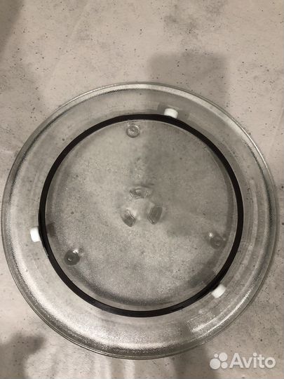 Тарелка для микроволновой печи и опорное кольцо