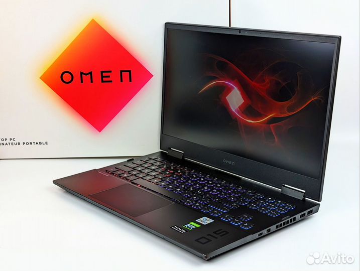 Игровой ноутбук HP omen RTX 3070 I7 16/512