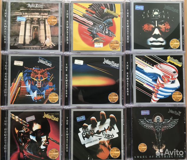 CD Iron Maiden и Judas Priest фирма и лицензия