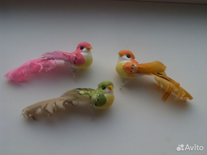 Птички для декора, бабочки