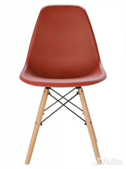 Стул в стиле eames DSW,кирпичный