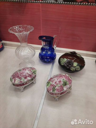 Ваза.стекло.франция.винтаж