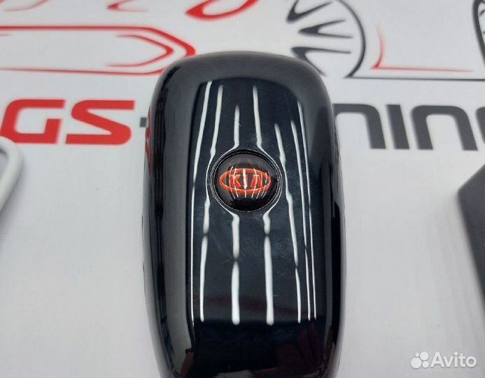 Смарт ключ Киа стиль Мерседес черный